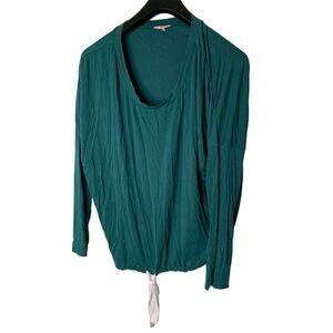 Eberjey Gisele Slouchy green top women's size medium